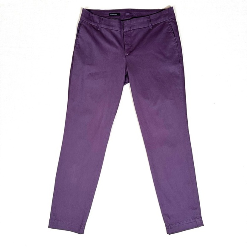 Kut from the Kloth Womens Purple Trouser Skinny Pants‎ 10 Preppy Career Academia